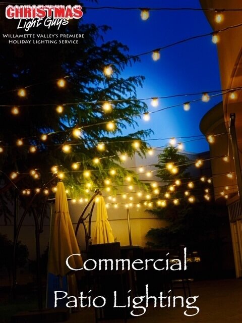 Commercial Patio String Lights